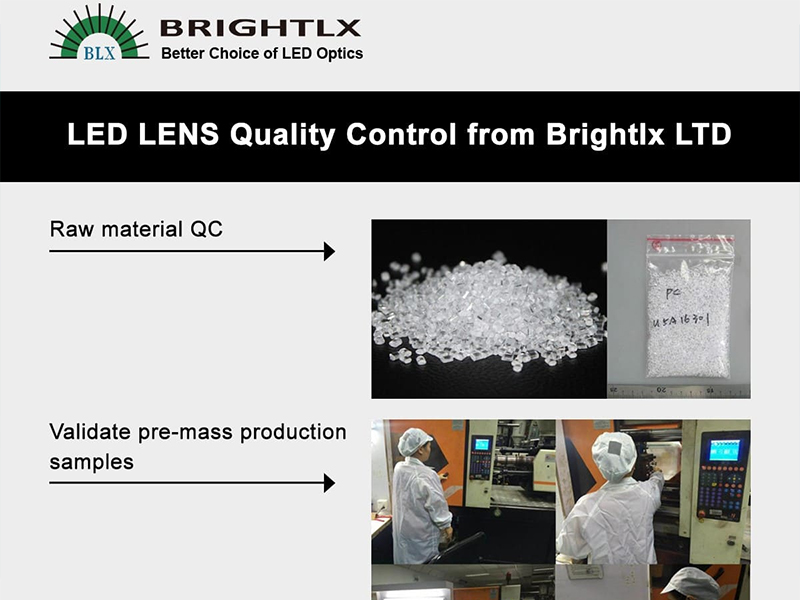 Brightlx Ltd 的 LED 透镜质量控制